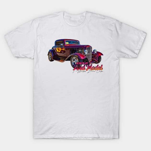 1932 Ford Model B 3 Window Coupe T-Shirt by Gestalt Imagery